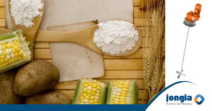 The introduction of native starch in the mixing process