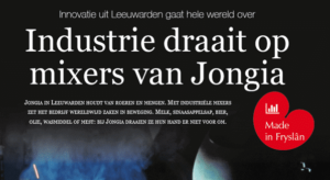 Article Made in Fryslân: Industry revolves around Jongia mixers