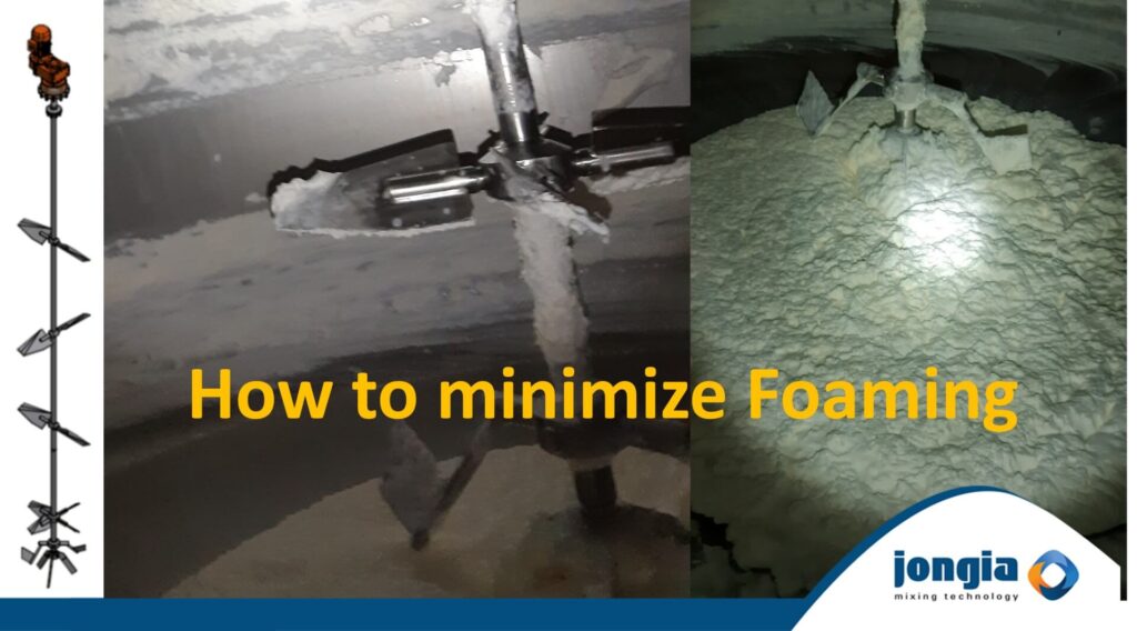 minimize foaming